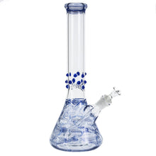 Classic Raked Beaker Bong 12"