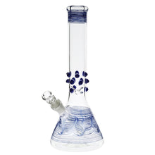 Classic Raked Beaker Bong 12"
