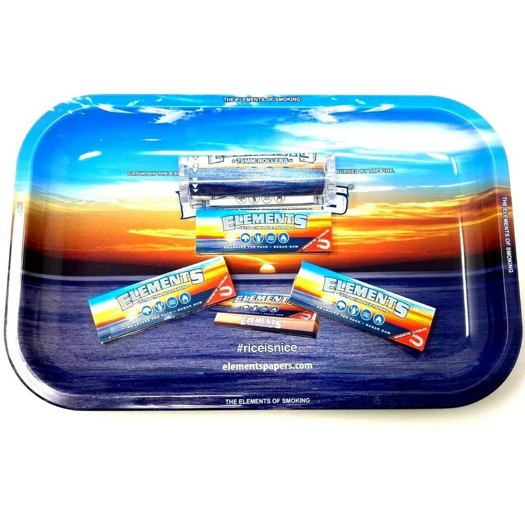 Elements rolling paper bundle tray set
