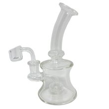 6" Clear Glass Dab Rig