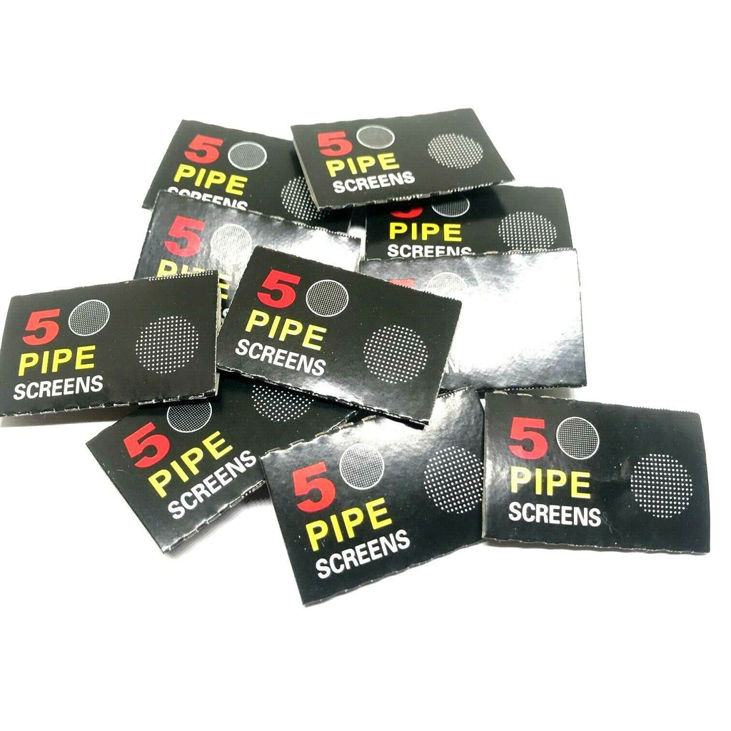 Stainless Steel Pipe Screens 10 Pack (50 count) Kings Pipes