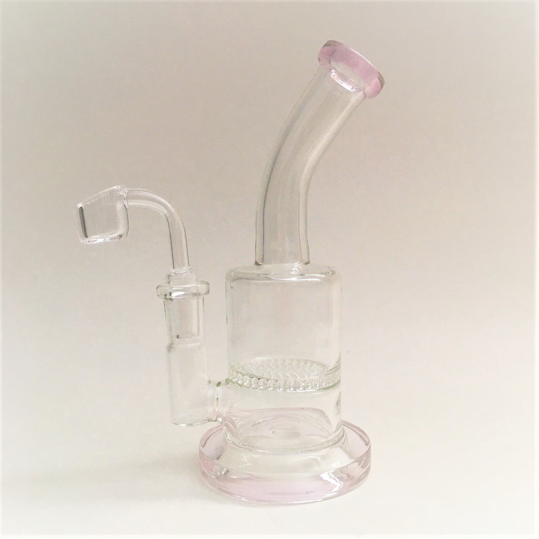 pink girly dab rig