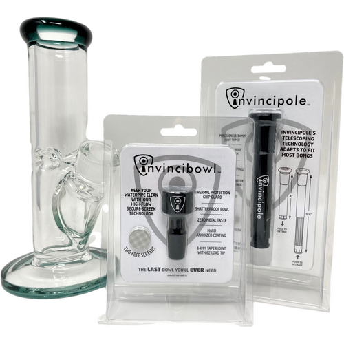 7mm Straight Tube Bong with Invincibowl