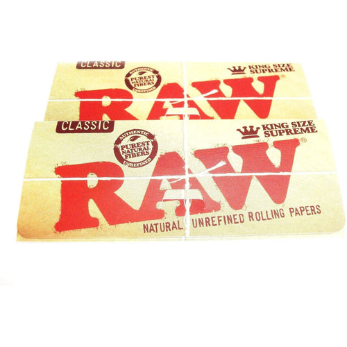 Weavs Supplies Raw Classic Rolling Papers King Size - 2 pack