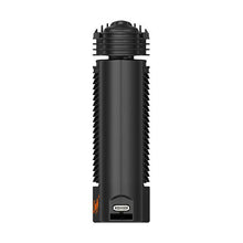 The Storz & Bickel Crafty+ Vaporizer USB-C Charger is a black, cylindrical device with ridged sides and a circular top, featuring a USB-C port at the base. Shown upright against a white background, it’s compatible with S&B accessories.