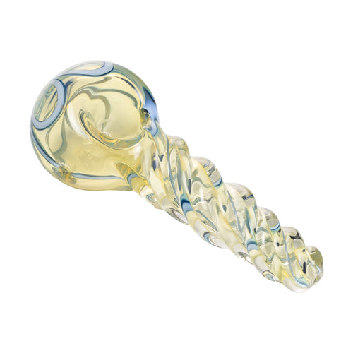 Twist Glass Spoon Pipe Model B