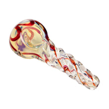 Twist Glass Spoon Pipe Model B