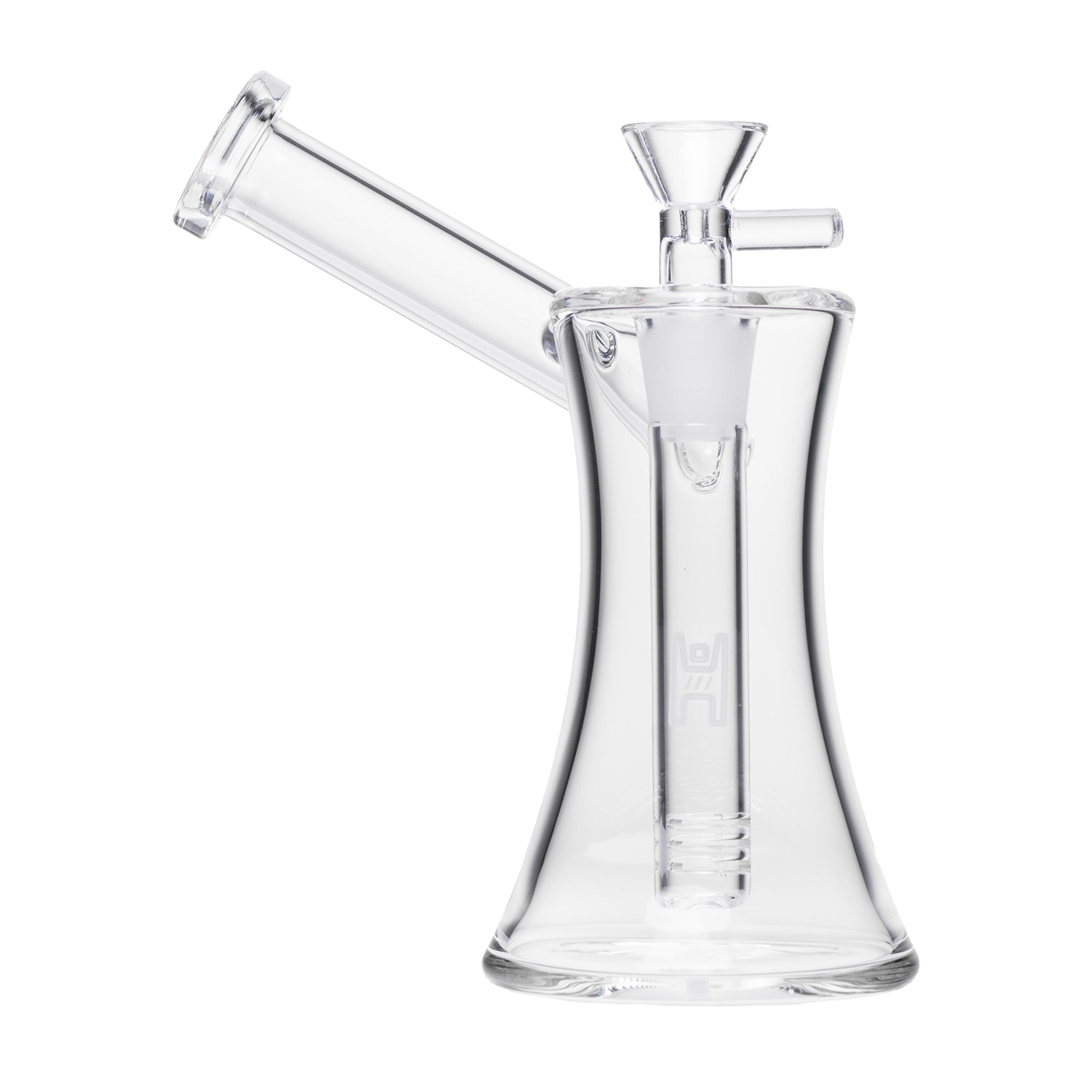 6" Hourglass Sidecar Bubbler Water Pipe