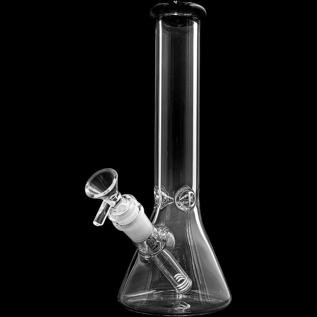 The Glassic Beaker Bong with Color Lip is a 10