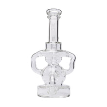 Human Grade Stubby Klein Recycler Dab Rig w Carb Cap