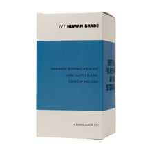 Human Grade Stubby Klein Recycler Dab Rig w Carb Cap