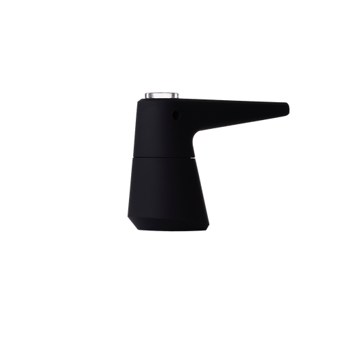 The SOFTGLASS PIER BUBBLER features a sleek, modern design with clean lines reminiscent of borosilicate glass craftsmanship, showcased against a plain white background.