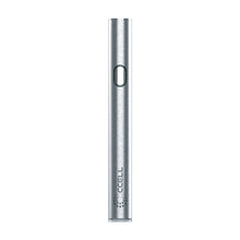 The CCELL M4B Pro 510 Thread Battery Vaporizer is a slim, silver vape pen featuring a central button and the CCELL logo near the base, delivering a reliable variable voltage vaping experience.