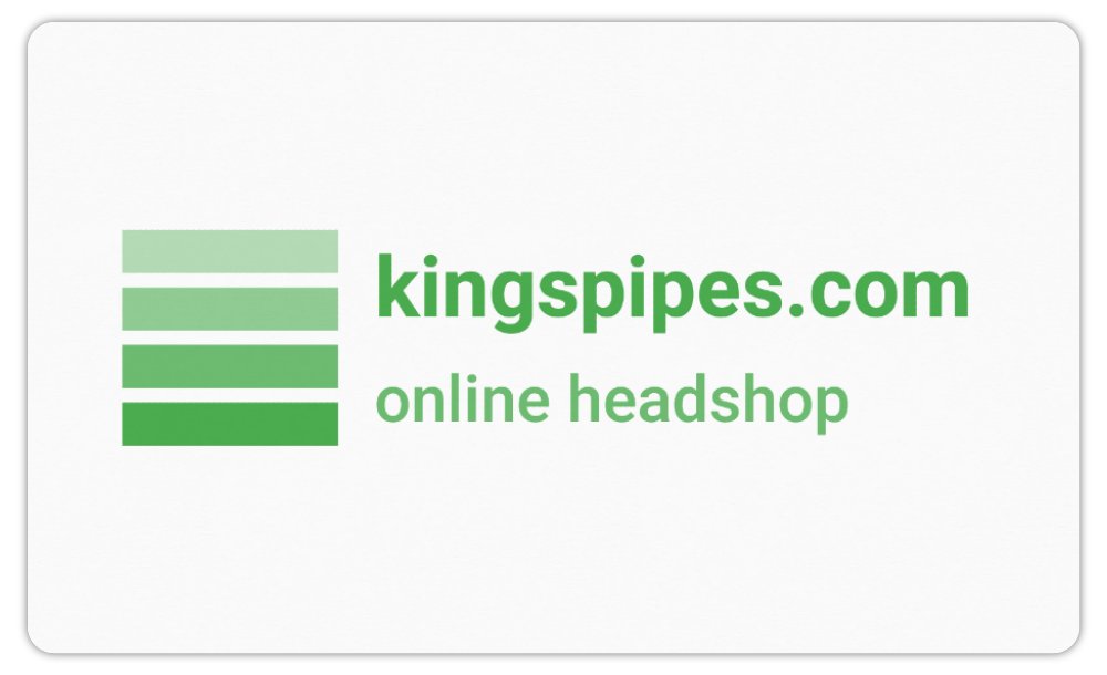 Kings Pipes OG Logo Sticker - 5 Pack