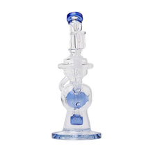 10" Swiss Dab Rig Recycler w Carb Cap