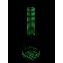 7mm thick glass beaker bong glow in the dark