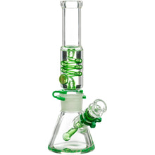 Glycerin Coil Beaker Bong 11"