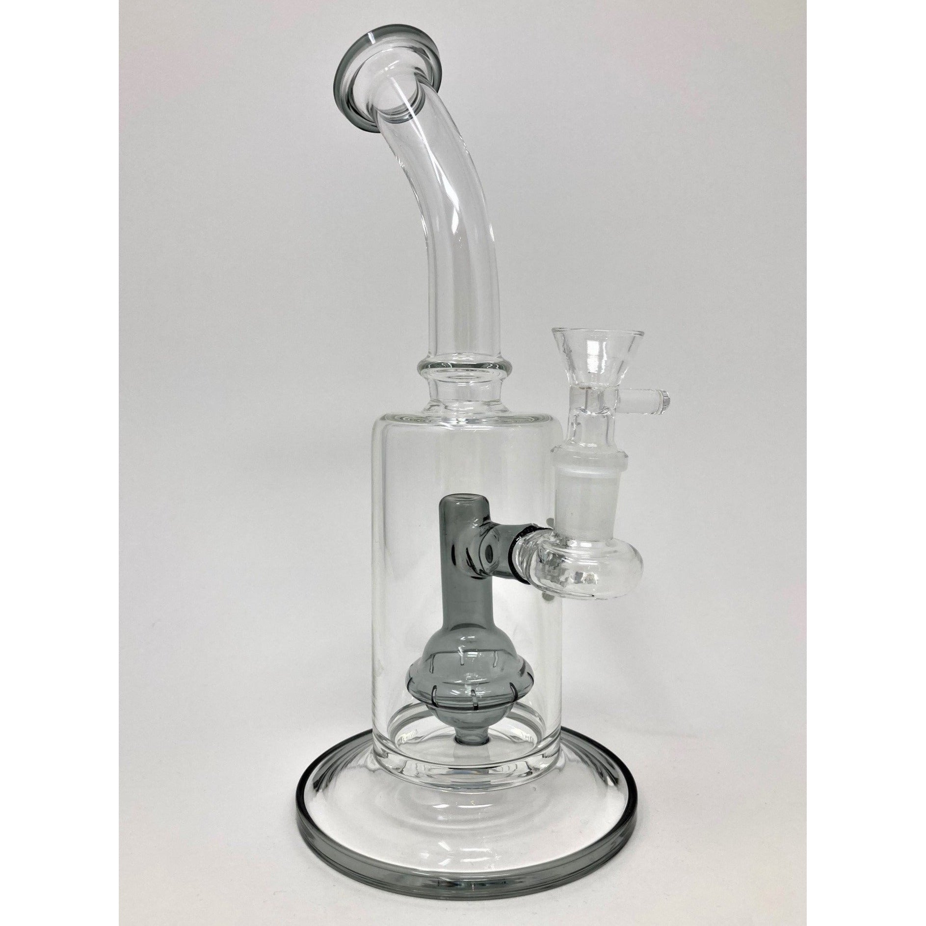 Bent Neck Matrix Perc Glass Bong - Kings Pipes