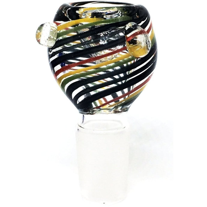 Rasta Swirl Bowl Piece Slide