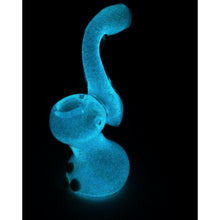 glow in the dark glass bubbler