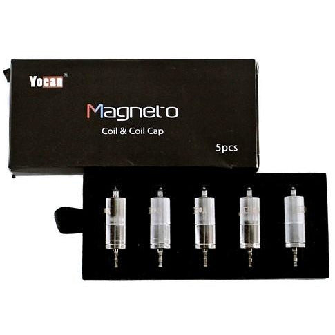 Yocan Replacement Coils and Caps for Magneto Pen - 5 Pack