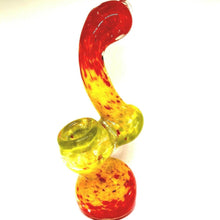 Rasta Frit Glass Bubbler