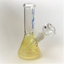 Unique Glass 8" Beaker Bong Gold