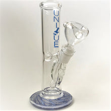 Unique Glass 8" Straight Tube Bong