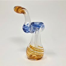 classic glass bubbler with smoking bowl