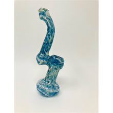 6" Confetti Frit Glass Water Bubbler Pipe