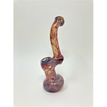 6" Confetti Frit Glass Water Bubbler Pipe