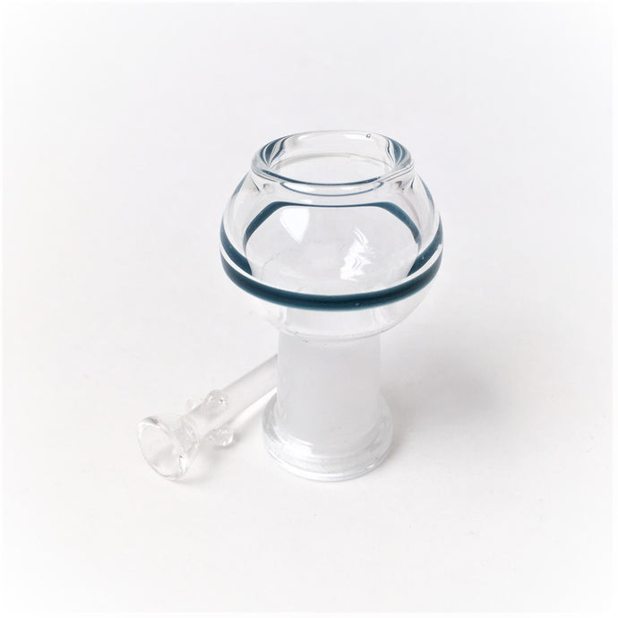 Glass Dab Nail with Color Accents