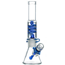 Glycerin Coil Beaker Bong 11"