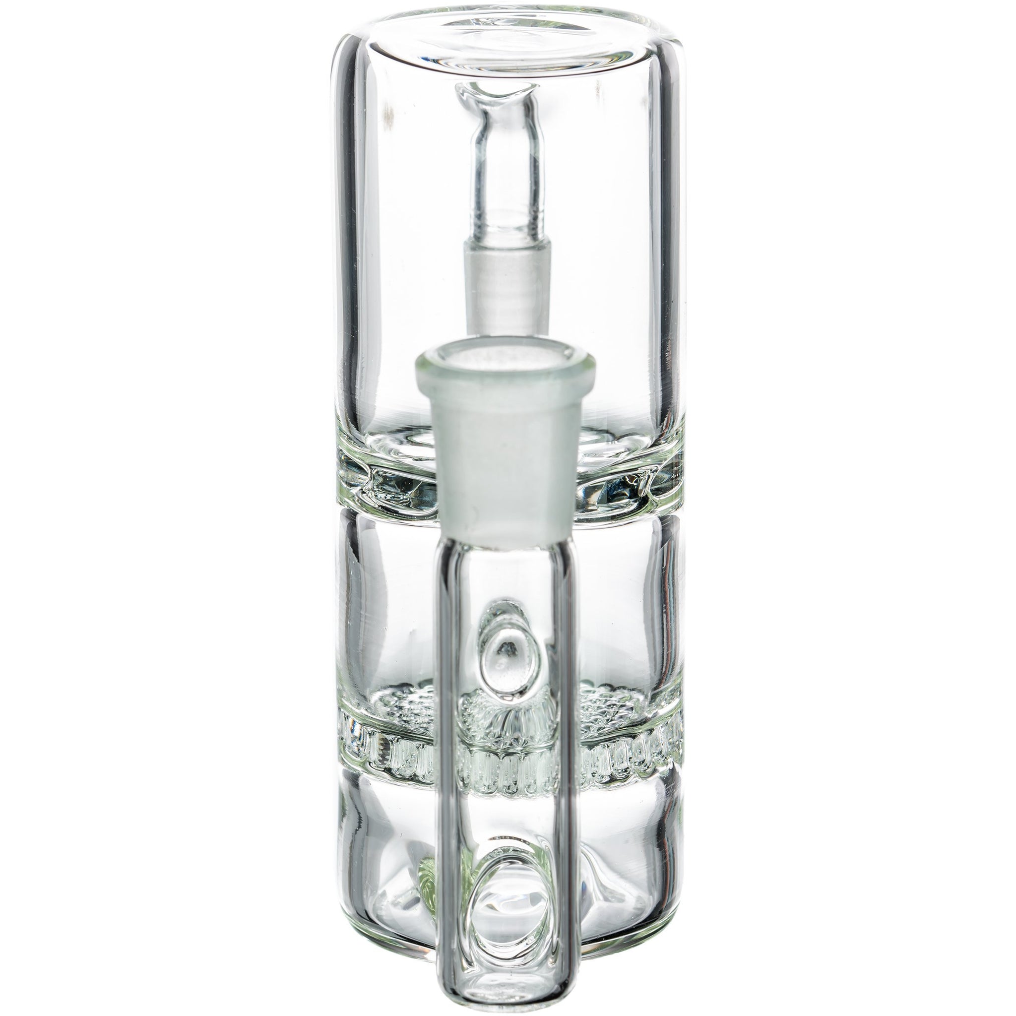 thumbnail image 2 of Phoenix Star 14mm 90 Degree Ash Catcher With Turbine Perc And Honeycomb Perc, Green/Blue/Black 2 of 6
