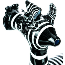 Zebra Themed Glass Bong