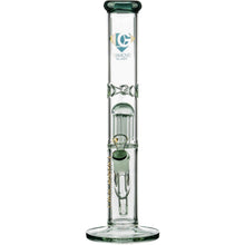 Diamond Glass 13" 8 Arm Tree Perc Straight Tube