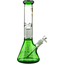 Diamond Glass 13" Eight Arm Tree Perc Beaker