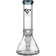 Diamond Glass 8" Basic Beaker Bong Teal