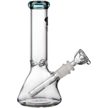 Diamond Glass 8" Basic Beaker Bong Teal
