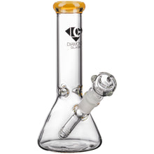 Diamond Glass 8" Basic Beaker Bong Topaz