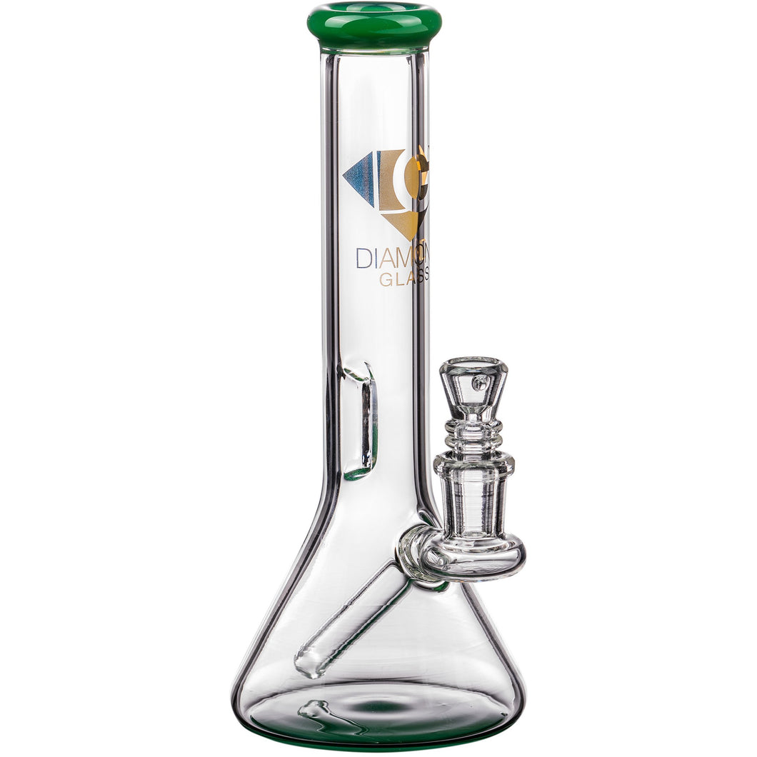 8″ Mini Beaker Bong Fixed Downstem