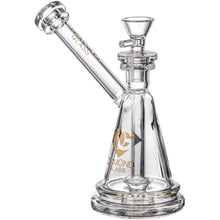 Diamond Glass Gavel Hammer Bubbler Clear
