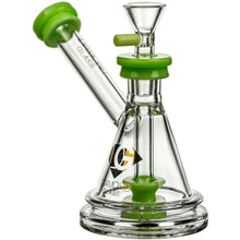 Diamond Glass Gavel Hammer Bubbler Slyme Green