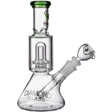 Diamond Glass Short Neck UFO Beaker Bong