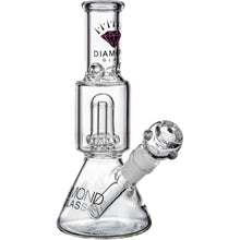 Diamond Glass Short Neck UFO Beaker Bong