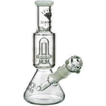 Diamond Glass Short Neck UFO Beaker Bong