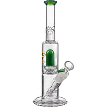 Diamond Glass Skinny Neck UFO Straight Tube in Jade