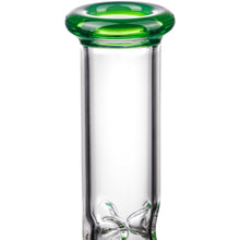 Diamond Glass Skinny Neck UFO Straight Tube Mouthpiece