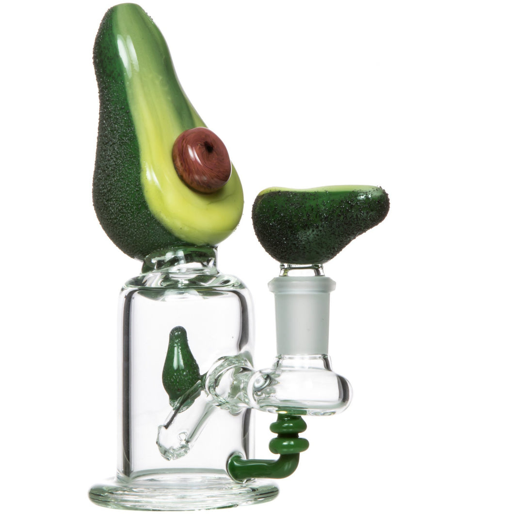 Avocado bong by empire glassworks