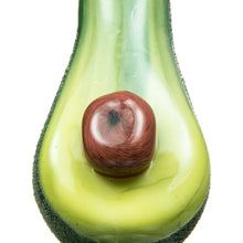 avocado themed glass